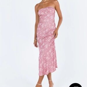 NWT Princess Polly pink satin mini dress size 4